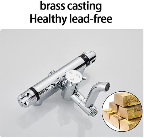 Stainless Steel Shower Set Triple Function 9-inch Wall Mount