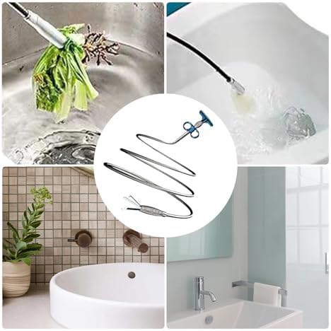 Sleek Drain Clogger Tool for Kitchen Use