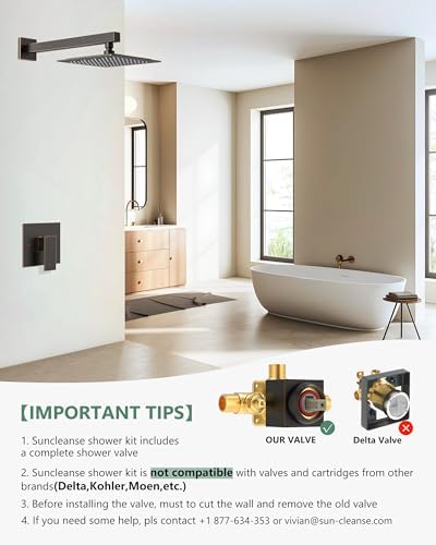 SunCleanse Ultimate 8-Inch Shower System