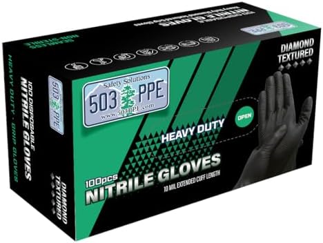 Pure Nitrile Gloves for Extra Grip