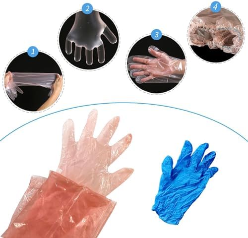 40-Pack Disposable Gloves for Farming Cleaning