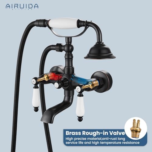 Wall-Mounted Oil-Rubbed Bronze Faucet Durable and Stylish Design