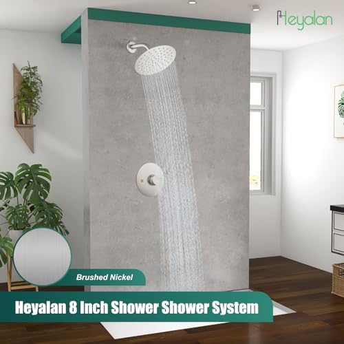 Stainless Steel Round Shower Head Set with NPT Male Valve