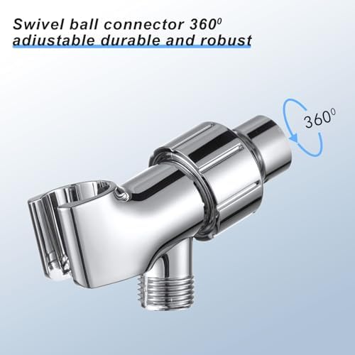 Adjustable Adjustable Handheld Shower Bracket with 2-Piece Kit