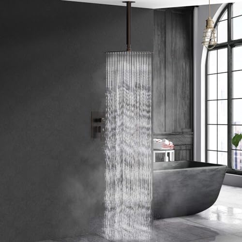 SR SUN RISE 10 Inch Oil Rubbed Bronze Rain Shower System