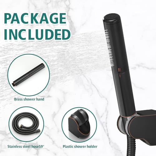 Hoimpro Oil Rubbed Bronze 2 In 1 Function Handheld Shower Head Set