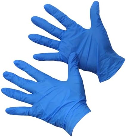 BluesGuardian - G35 - BLUE NITRILE Disposable Industrial Gloves 1000 - Large