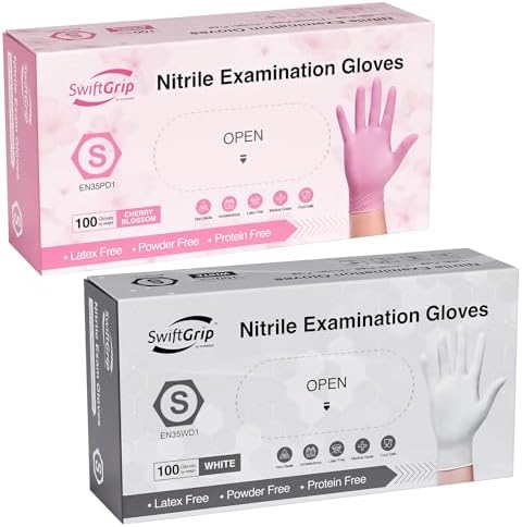 Disposable Nitrile Gloves Small Box of 100 Food Safe Latex Free