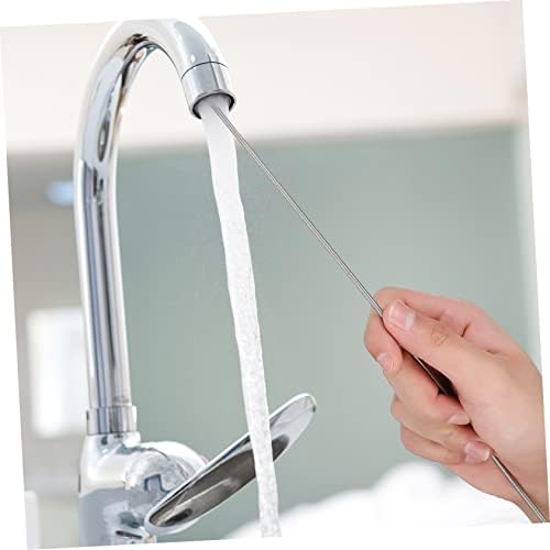 Jojofuny 4 in 1 Manual Snake Drain Tool Set with Flexible Tube Cleaner