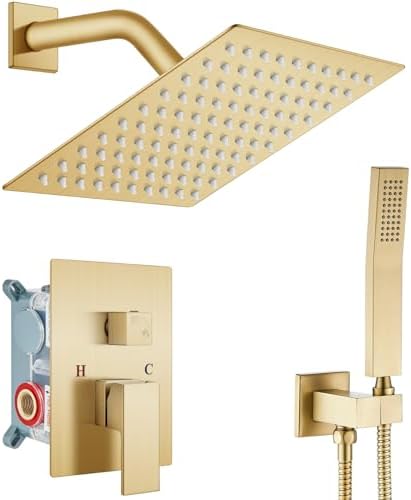 Luxurious 8-Inch Rainfall Bathroom System - Effortless Relaxation