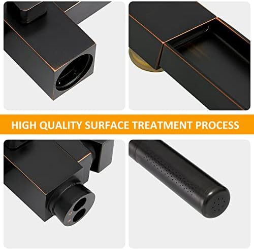 Freestanding Bathtub Faucet with Oil Rubbed Bronze Finish