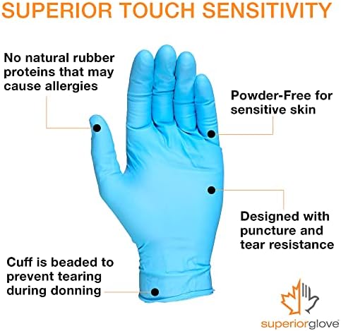Superior Glove KeepKleen 100-Piece Nitrile Gloves