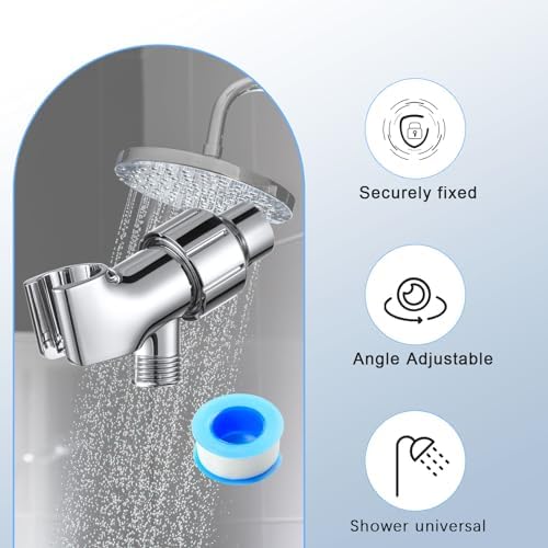 Adjustable Adjustable Handheld Shower Bracket with 2-Piece Kit