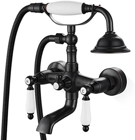 Wall-Mounted Oil-Rubbed Bronze Faucet Durable and Stylish Design