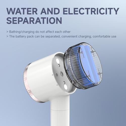 Hydrogen-Enriched Handheld Showerhead for Skin Hydration Stress Relief
