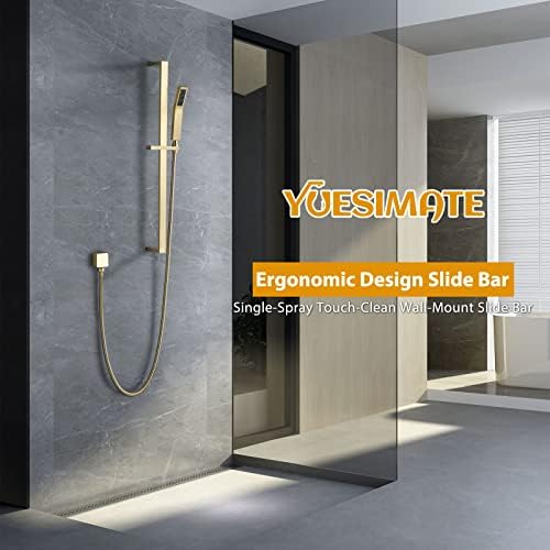 YUESIMATE Brass Shower Slide Bar Calculator