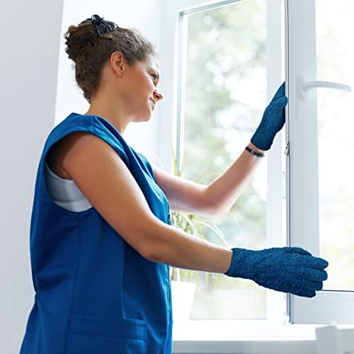 Bencailor 6-Pair Microfiber Dusting Gloves