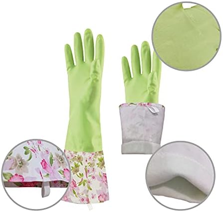 Premium Reusable Kitchen Gloves - Non-Latex Medium Size3 Pairs