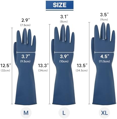 HOMSSEM Premium Dishwashing Gloves