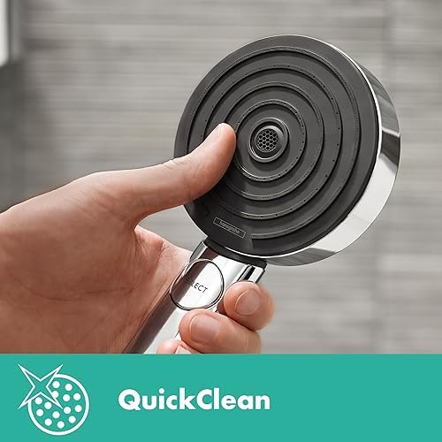 Hansgrohe Pulsify S - Motion-Activated Triple Spray QuickClean Design Flow Pulsating Massage Chrome