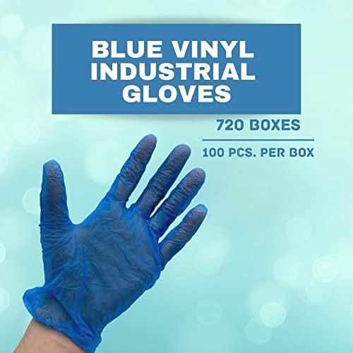 Latex-Free Vinyl Gloves - 5 Mil - Size Large - 72000 Pack