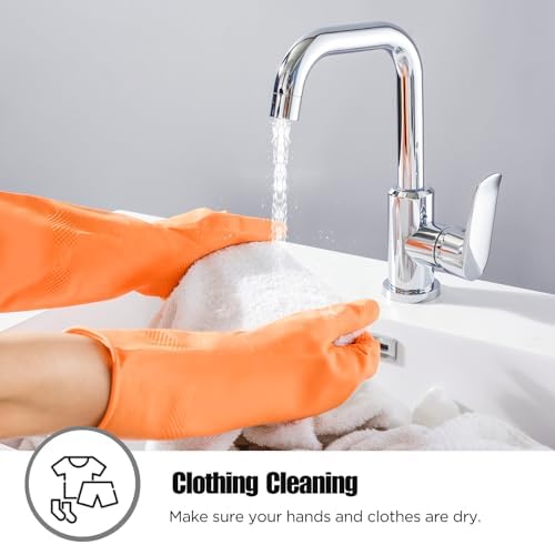 rubber gloves for kitchen cleaning