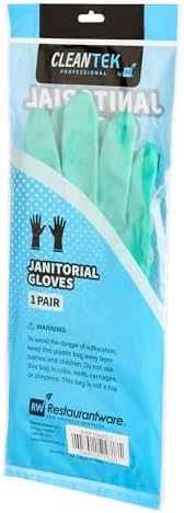 Restaurantware Clean Tek Pro 10-Pair Large Nitrile Cleaning Gloves