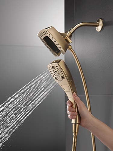 Delta Faucet 5-Spray 2-in-1 Dual Handheld Shower Head