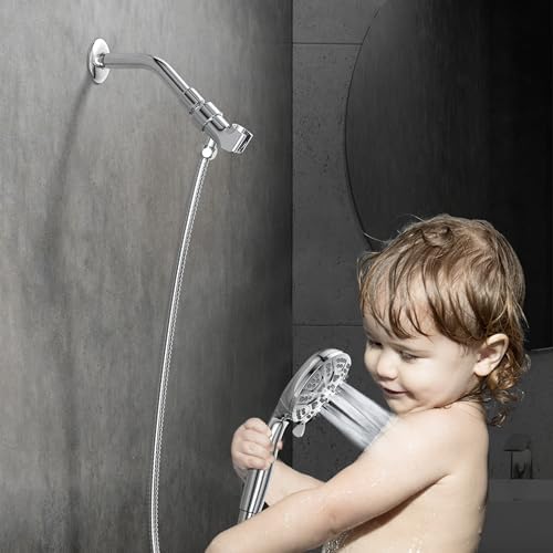 HOPOPRO High-PressureHandheld Shower Head Set with 6 Modes
