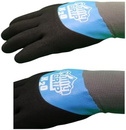 Chilly Grip A323 H20 Waterproof Thermal Gloves 6 Pairs Size Large