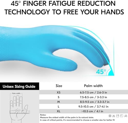 Vgo HouseholdsCleaning Gloves FreshAromas Lined Kitchen Gloves