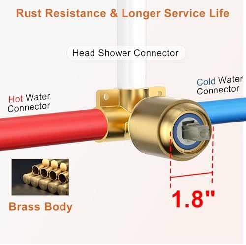 Sleek Matte Black Shower Head