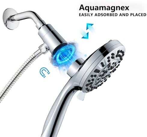 EJG Magnetic Shower Head with Tool-Free Installation