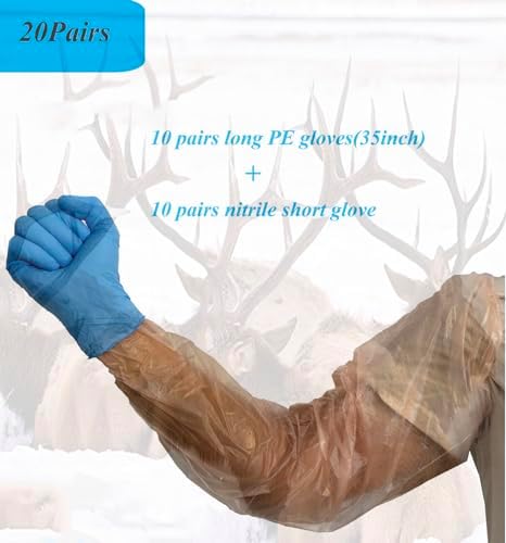 40-Pack Disposable Gloves for Farming Cleaning