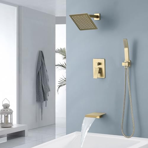 Complete Bath Faucet Set with 25 GPM Flow Rate