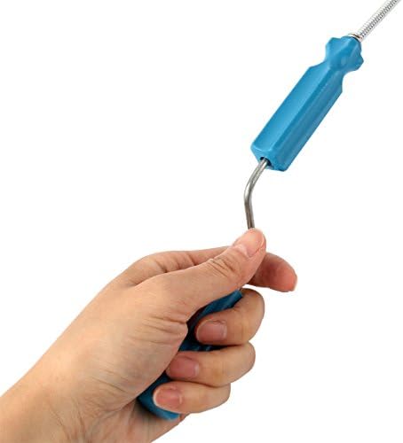 Drain Pipe Cleaning Tool 24m BlueSilver 79ft 105cm x 25cm 336g