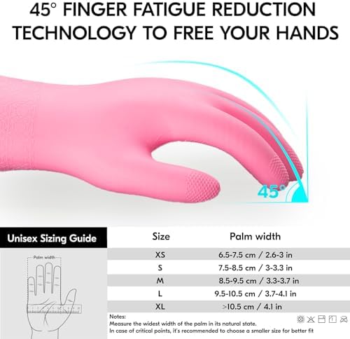 Vgo Fresh Scented Cleaning Gloves with Long Sleeves