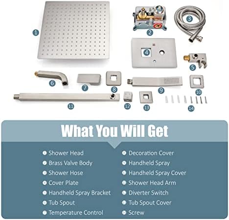 Aolemi Rainfall Shower System