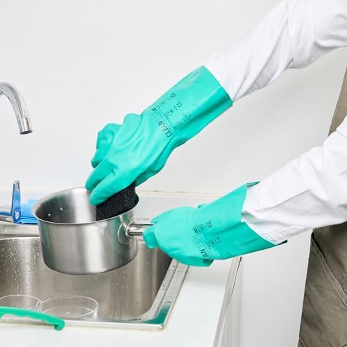 Restaurantware Clean Tek Professional 15 Mil XXL Cleaning Gloves 1 Pair