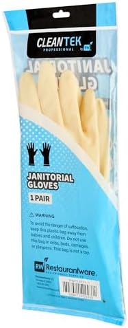 Restaurantware Clean Tek Professional 22 Mil Cleaning Gloves