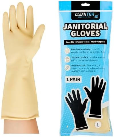 Restaurantware Clean Tek Professional 22 Mil Cleaning Gloves