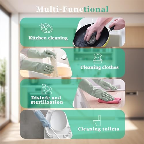 URSMART Dishwashing Gloves Reliable Kitchen Uses