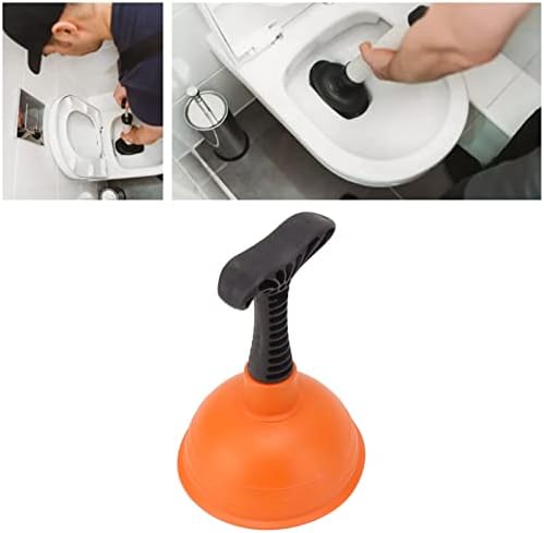 Evhooe Rubber Cup Mini Plunger Small Drain Cleaner with Non-Slip Handle