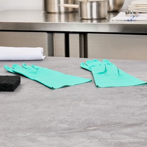 Professional 15 Mil Medium Cleaning Gloves Chemical-Tolerant No-Powder Latex-Free