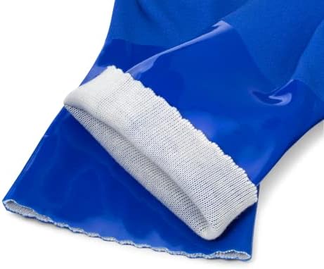2 Paris Ultimate Rubber PVC Gloves with Cotton Lining