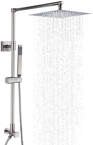 Luxury Rainfall Shower System Elegant Rain Sprinkler Perfect for Bathroom Fennocasa