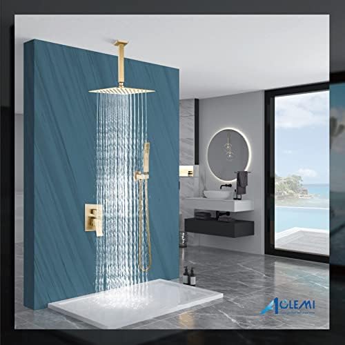 Aolemi Ceiling-Mounted Rainfall Shower System
