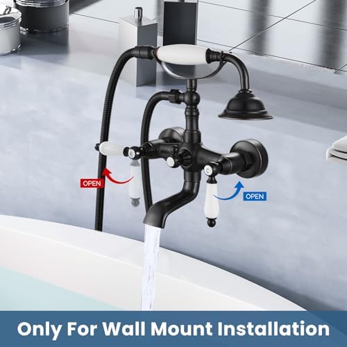 Wall-Mounted Oil-Rubbed Bronze Faucet Durable and Stylish Design