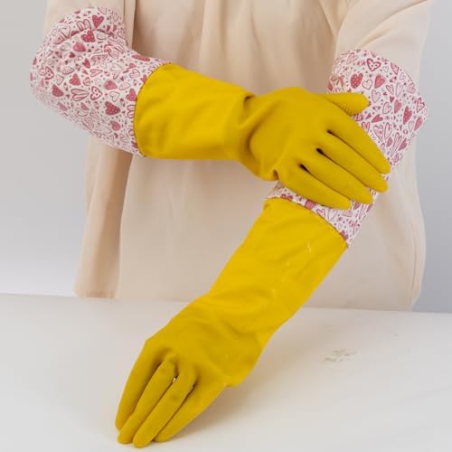 185inch Non-Slip Waterproof Gloves for Cleaning More