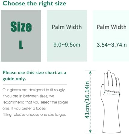 FireBee Reusable Dishwashing Gloves Large 2 Pairs